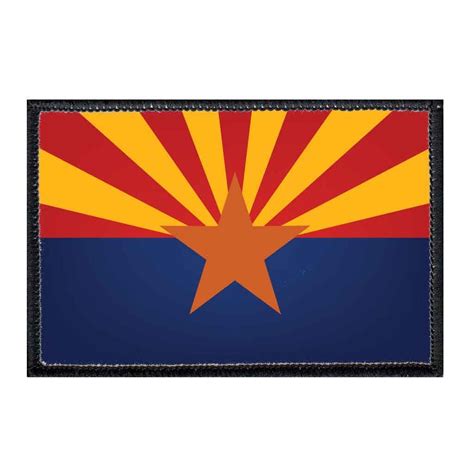 Arizona State Flag Color Removable Patch | Etsy