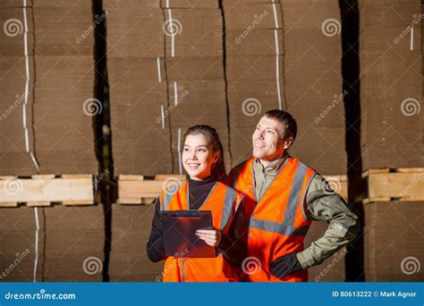 Paper mill factory workers stock photo. Image of manager - 80613222