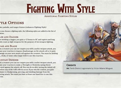 Best Paladin Fighting Styles In D&D 5e - Comprehensive Guide