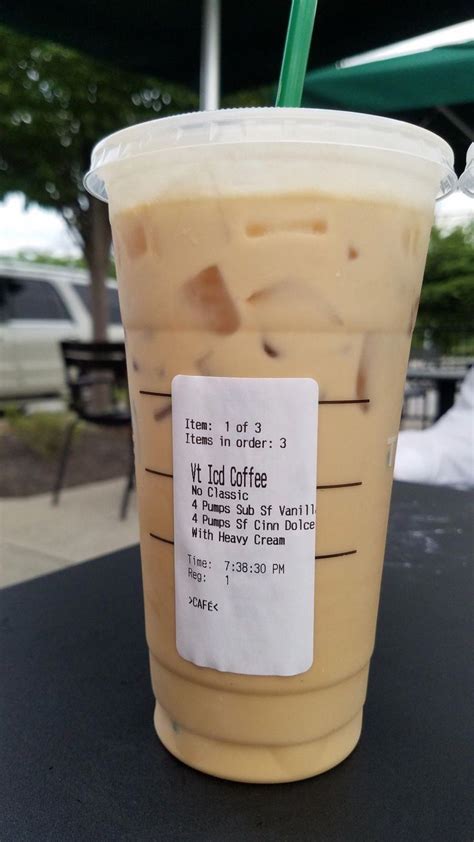 This low carb iced coffee order at Starbucks was PERFECT! 😍 4 pumps of sugar free vani… | Iced ...