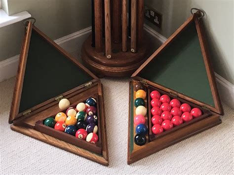 Traditional Oak Pool & Snooker accessories set - Sir William Bentley Billiards