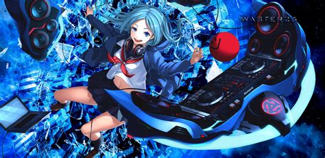 DJ anime girl by waster26 on DeviantArt