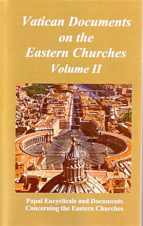 Vatican Documents on the Eastern Churches - Volume 2 - ECPubs