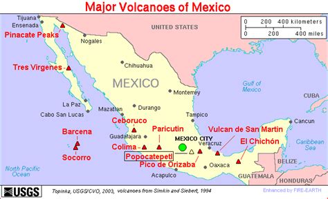 a map of mexico with the major cities