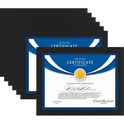 Icona Bay 8.5x11 Black Diploma Frames, 12 Pack, Exclusives Collection ...