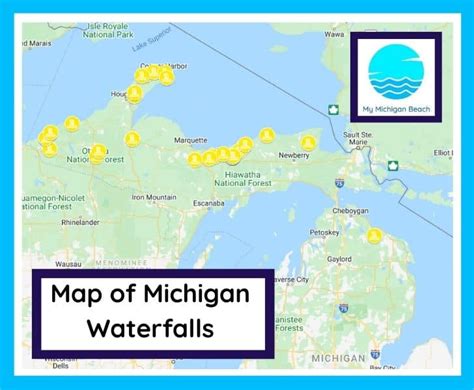 Map Of Michigan WaterFalls, 48% OFF | www.elevate.in