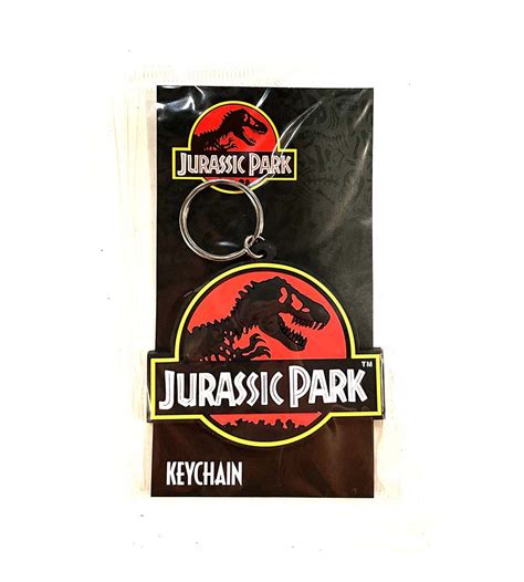 Jurassic Park: Rubber Logo Keychain - Visiontoys