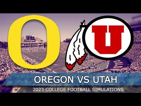 Oregon vs Utah - College Football 10/28/2023 Full Game Highlights (NCAA ...