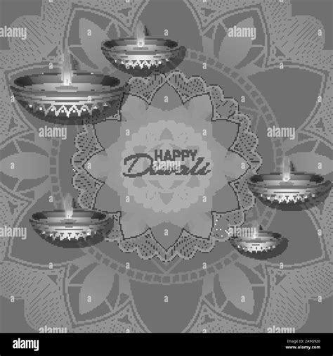 Happy diwali Black and White Stock Photos & Images - Alamy