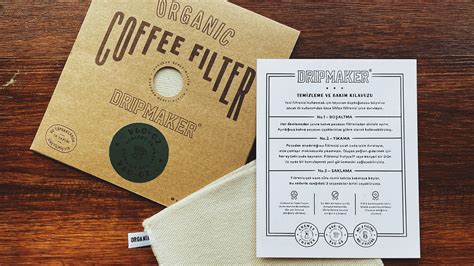 Dripmaker / Organic Coffee Filter :: Behance