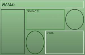 Simple Blue Character Template by ladyashara on DeviantArt