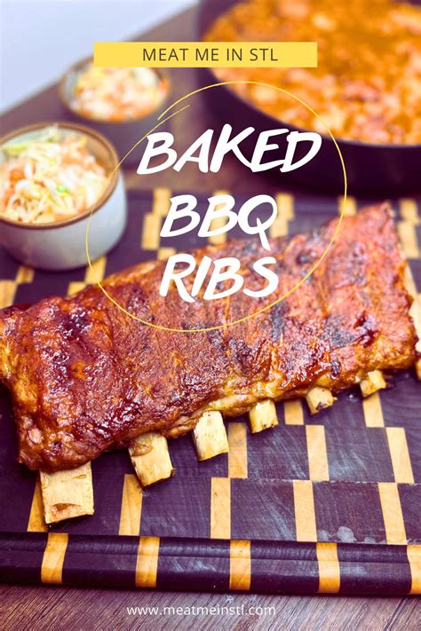 Easy Baked BBQ Ribs for a Rainy Day - Meat Me In St. Louis