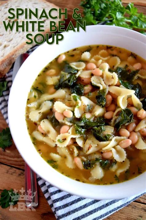 Spinach and White Bean Soup - Lord Byron's Kitchen