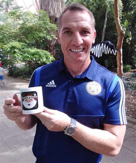 Brendan Rodgers - Leicester City Football Manager - Santa Radio Mug Shot