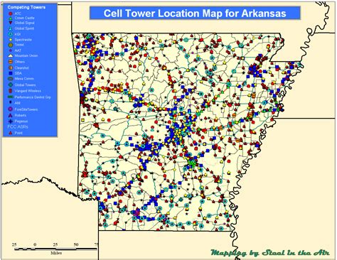 Cell Tower Location Maps for each State – Cell Tower