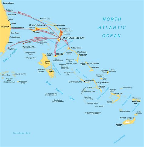 Map Of The Bahama Islands - Maping Resources