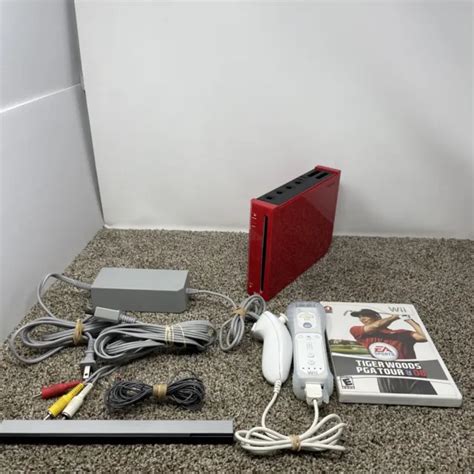 NINTENDO WII 25TH Anniversary Limited Edition Red Console RVL-001 Bundle Tested $85.00 - PicClick