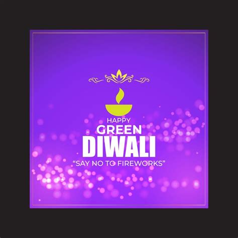 Premium Vector | Vector illustration for eco-friendly Diwali Indian festival