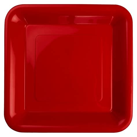 Plates - Banquet, Square Red 20 pk | Plates | Tableware | Catering & Supplies | Party Supplies ...