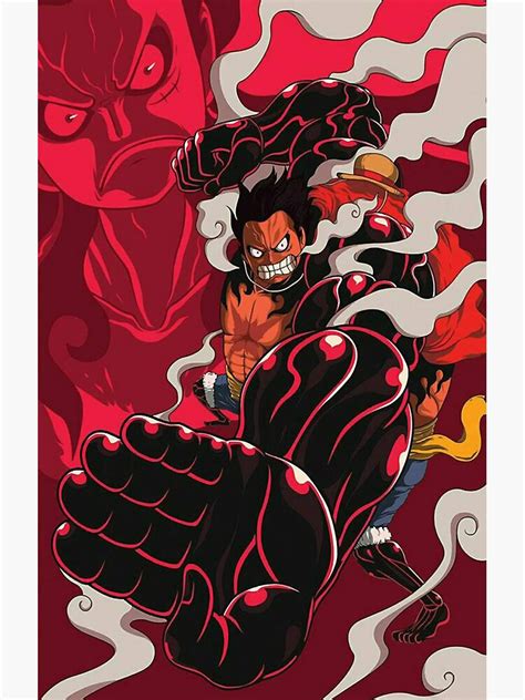 "Boundman Luffy Gear 4th One Piece" Sticker for Sale by MartinHorton | Redbubble