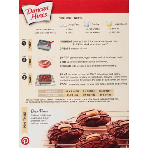 duncan hines brownie mix recipes