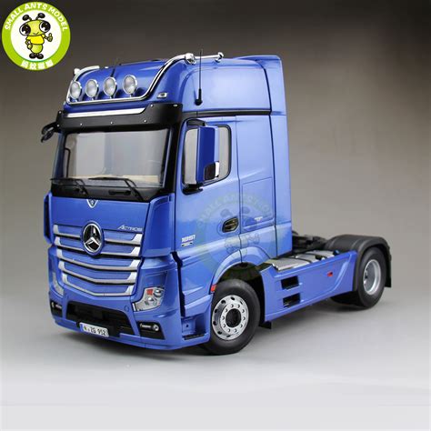 1/18 NZG BENZ ACTROS Truck Trailer Diecast Model Car Truck Toys Kids ...