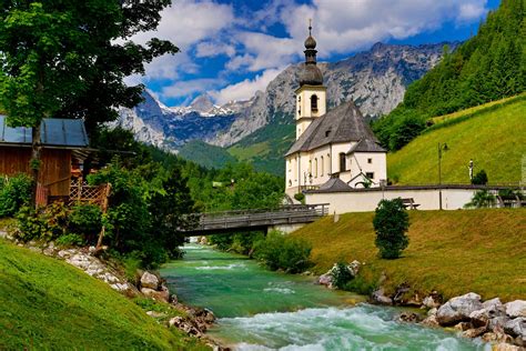 Kościół św Sebastiana w Ramsau bei Berchtesgaden