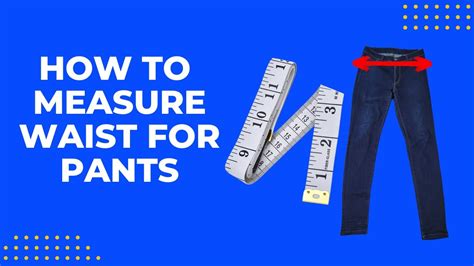 How to Measure Waist for Pants [QUICK TUTORIAL] - YouTube