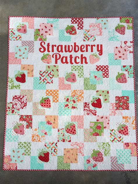 Strawberry Patch Quilt Pattern – Available Now!