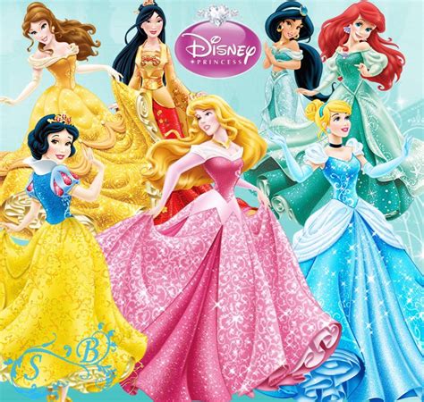 Disney Princesses in their Stunning Dresses