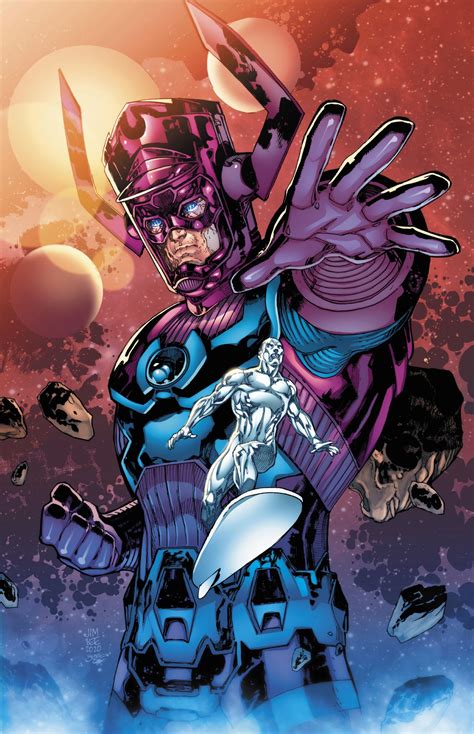 Galactus & Silver Surfer (Digital Colors over Jim Lee), in M L's Space ...