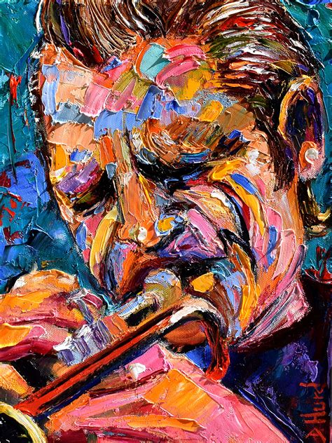 Debra Hurd Original Paintings AND Jazz Art: Chet Baker Painting Trumpet ...