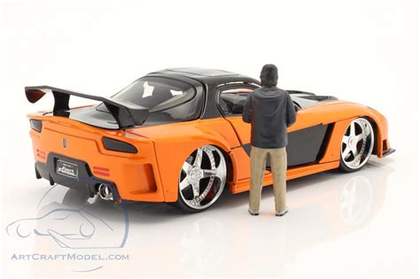 Han's Mazda RX-7 1995 Fast & Furious Tokyo Drift (2006) with figure ...