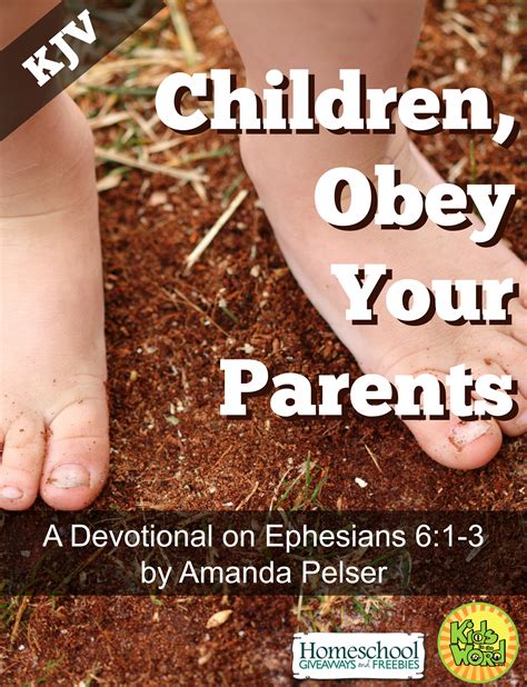 Children, Obey Your Parents Devotional