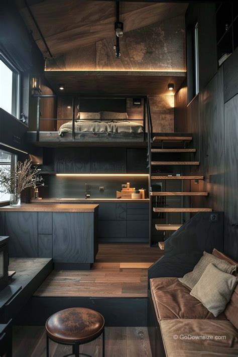 19 Tiny Houses With Stairs That REALLY Work | GoDownsize