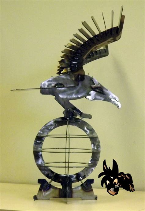 LARGE Metal Art Eagle, Lawn Art, Garden Art by Brown-donkey Designs - Etsy