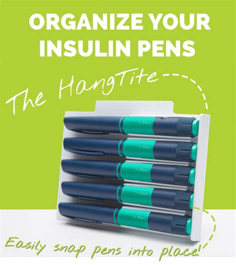 HangTite Insulin Pen Holder & Organizer For Inside The Refrigerator