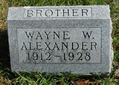 Wayne W Alexander (1912-1928) - Find a Grave Memorial