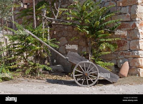 A cart at the Biblical village in nazareth Stock Photo - Alamy