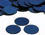 Navy Blue Polka Dot Confetti, Navy Blue Metallic Round Confetti, Navy Blue 1/4" Dots