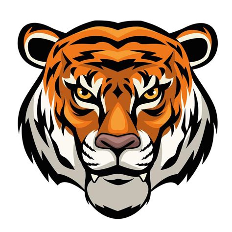 Tiger Head Vector Art, Icons, and Graphics for Free Download