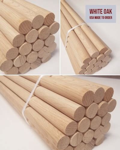 Hickory Wood Dowels - Buy Hickory Dowel Rods | Bear Woods Canada