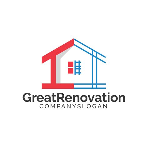 House Construction Renovation Logo (292573) | Logos | Design Bundles