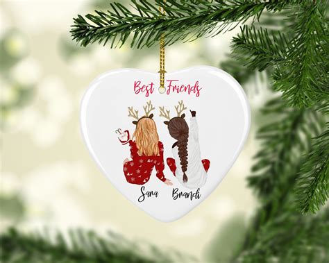 Best Friends Ornament| Personalized Ornament| Personalized Gift| Christmas Ornament 2020 by ...