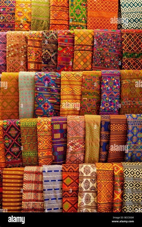 Bhutan, Thimphu, handicrafts emporium, traditional Bhutanese textiles ...