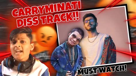 @CarryMinati diss track !! - YouTube