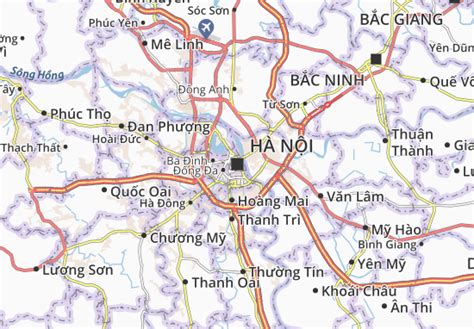 MICHELIN Hà Nội map - ViaMichelin