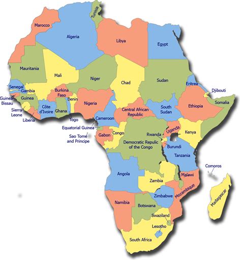 Africa Continent Map, Map Of Continents, World Geography Map, Homeschool Social Studies, Maps ...