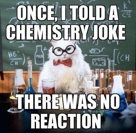 chemistry cat jokes + periodic table - Google Search | Chemistry puns, Chemistry cat, Chemistry ...