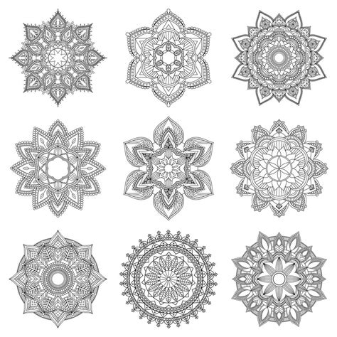 Indian mandala design 1218587 Vector Art at Vecteezy